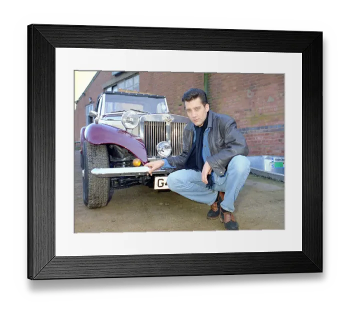 Framed Print : British actor Clive Owen in his role as Derek Love aka Stephen Crane in the television Framed Print : British actor Clive Owen in his role as Derek Love aka Stephen Crane in the television