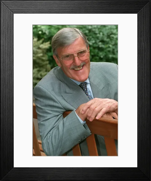 Framed Print : Jimmy Hill Television Presenter 1998 Framed Print : Jimmy Hill Television Presenter 1998