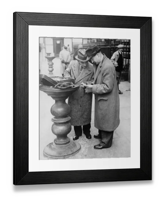 Framed Print : Bombs and blackout cause Bristol corn dealers to transport their business out to Framed Print : Bombs and blackout cause Bristol corn dealers to transport their business out to