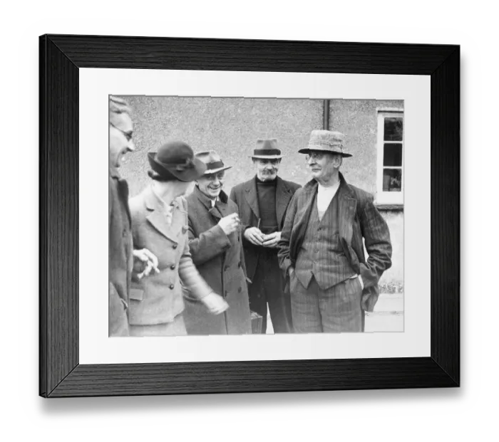 Framed Print : Villagers evacuate for US Army. OPS Farmers discussing their fate after meeting in