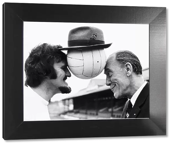 Jimmy Hill Geting Their Heads Together At Craven Cottage Dbase Msi