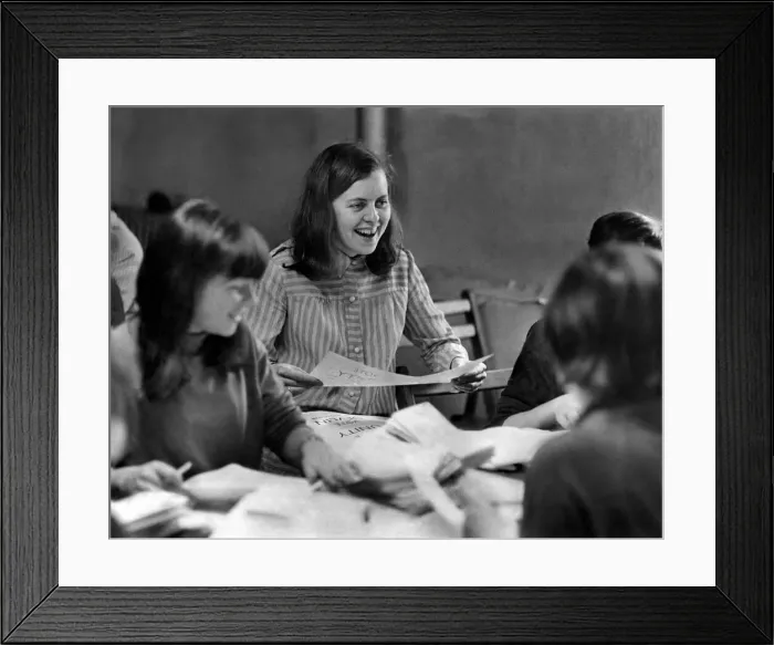 Framed Print : Bernadette Devlin of Cookstown, N. Ireland candidate for Mid Ulster Election