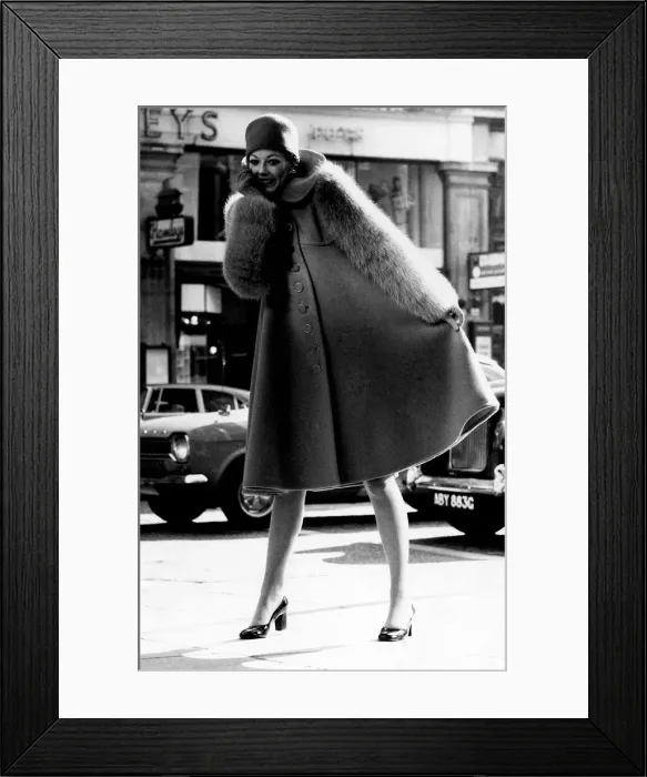 Framed Print : The Dior Look For Autumn. Being shown in London on Tuesday (7  /  9  /  71