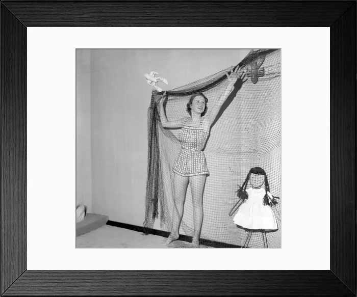 Framed Print : Messrs Horroskees held a teenage and fashion show at their establishment in Hanover