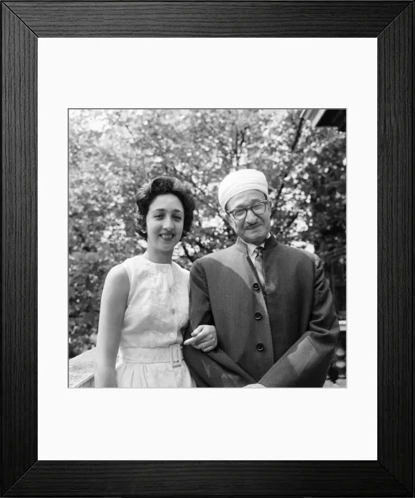 Framed Print : Muslim Religious Service. June 1960 M4300-009