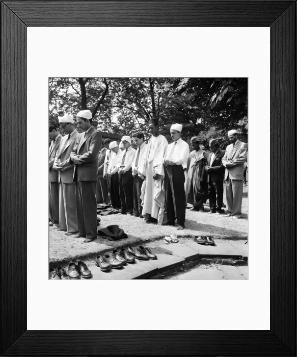 Framed Print : Muslim Religious Service. June 1960 M4300-022 Framed Print : Muslim Religious Service. June 1960 M4300-022