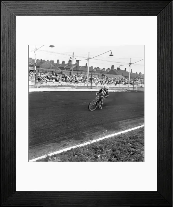 Framed Print : Speedway at stoke, motorsport. June 1960 M4380-005