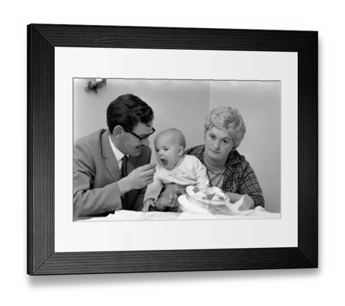 Framed Print : Families: Children: Babies. The look of a baby that died'three times Framed Print : Families: Children: Babies. The look of a baby that died'three times