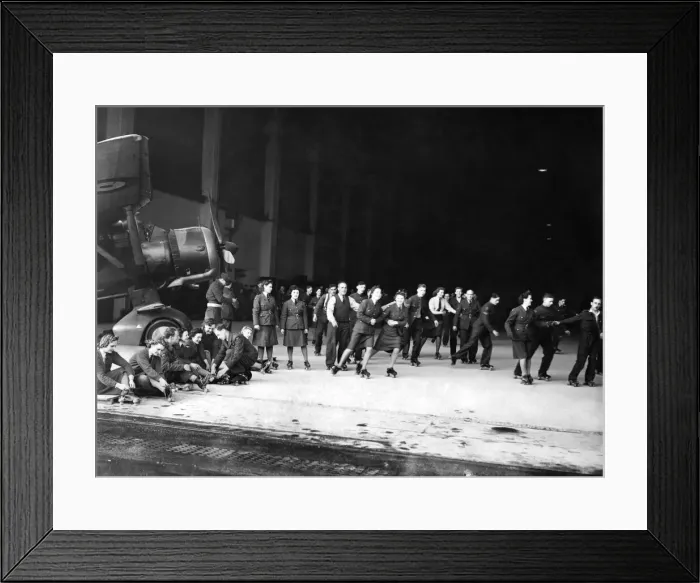 Framed Print : World War II Women. The W. A. A. F. have many ideas on the best way of spending their off Framed Print : World War II Women. The W. A. A. F. have many ideas on the best way of spending their off