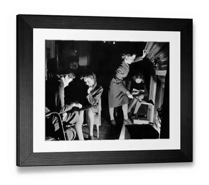 Framed Print : World War II Women. Hotel is Home'for ATS. An A. T. S Framed Print : World War II Women. Hotel is Home'for ATS. An A. T. S