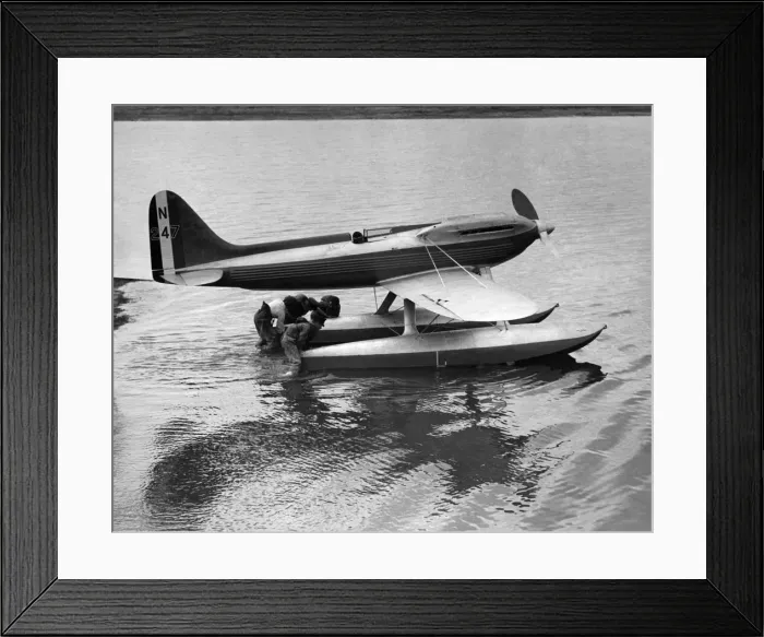 Framed Print : The Gloster Napier VI Golden Arrow'. The last of the Gloster Schneider Trophy