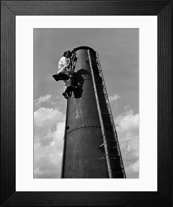 Framed Print : Mrs. Giselle Leopold, 30, of nenley-on-Thames, is to take on the job of Framed Print : Mrs. Giselle Leopold, 30, of nenley-on-Thames, is to take on the job of