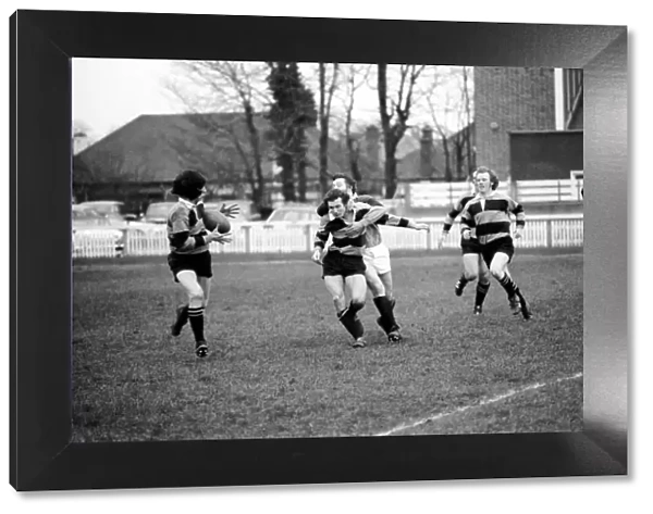 Rugby Union Matches: Harlequins (18) vs. Newport (6). December 1974 74-7565-005