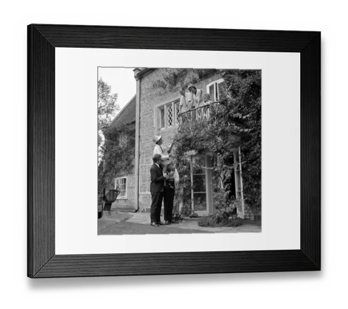 Framed Print : Freddie and the Dreamers pop group give a show at Lord Bath