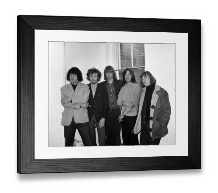 Framed Print : The pop group Pretty Things They are left to right: Viv Prince, John Slack