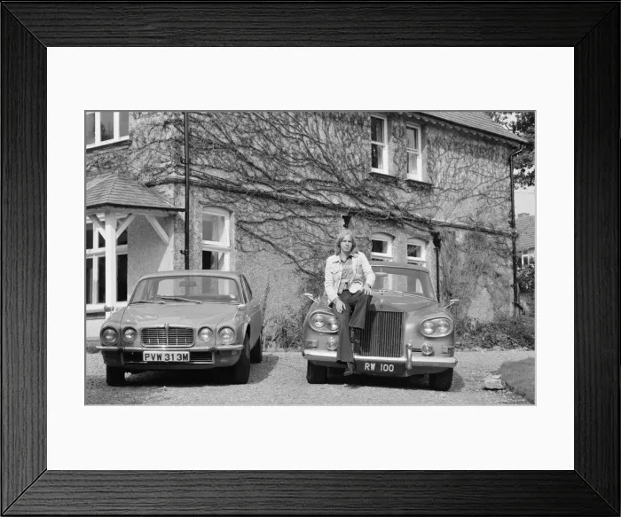 Framed Print : Rick Wakeman 1975 Rick Wakeman recently voted the world