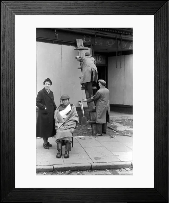 Framed Print : Alfieri. Invasion Exercises, Kingston, London. October 25th 1942 Framed Print : Alfieri. Invasion Exercises, Kingston, London. October 25th 1942
