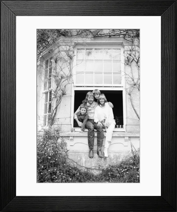Framed Print : Rick Wakeman and family seen hgere at home. May 1982 82 2864 Framed Print : Rick Wakeman and family seen hgere at home. May 1982 82 2864