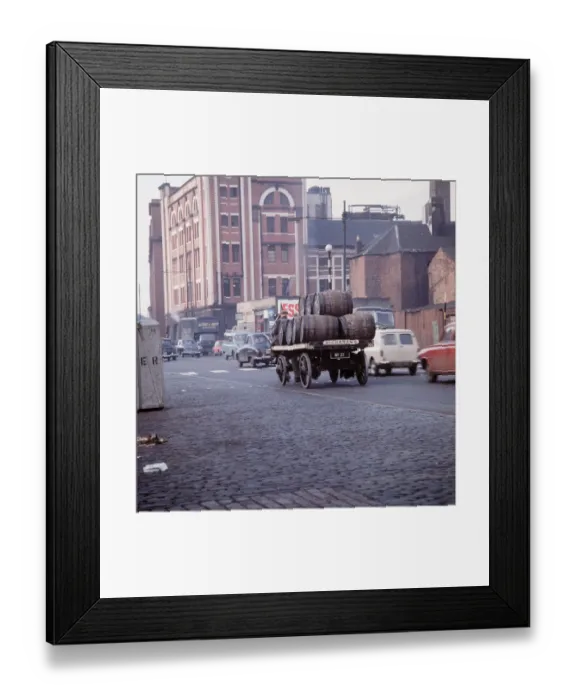 Framed Print : River Clyde dray of whisky 1966 Framed Print : River Clyde dray of whisky 1966