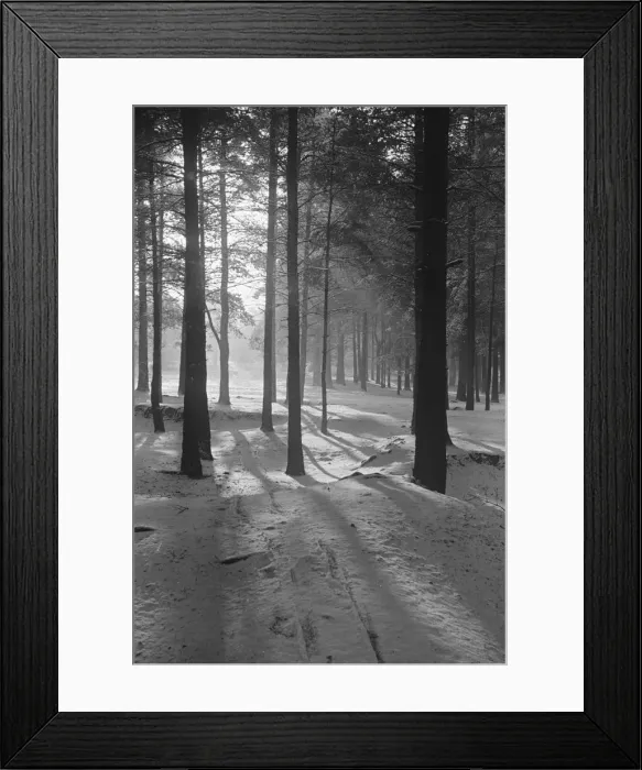 Framed Print : Snow scenes at Claygate. January 1940 L151 Framed Print : Snow scenes at Claygate. January 1940 L151