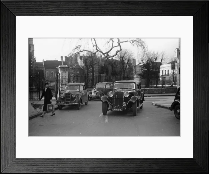 Framed Print : Kingston Upon Thames street scene. Cira 1936