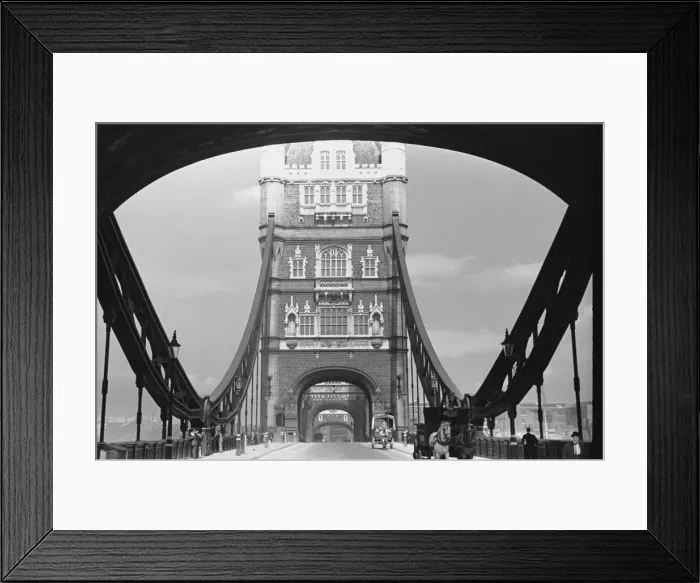Framed Print : Tower Bridge, London. August 1939 L148 Framed Print : Tower Bridge, London. August 1939 L148