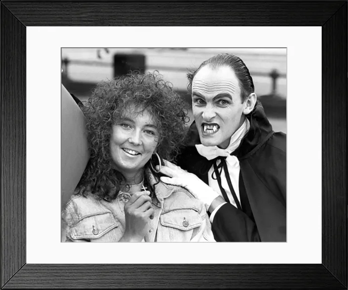 Framed Print : Count Dracula met his match with Jackline Blanchard who knew how to ward off a vampire Framed Print : Count Dracula met his match with Jackline Blanchard who knew how to ward off a vampire
