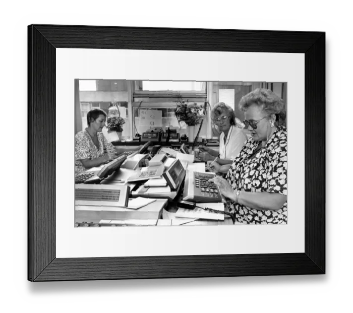 Framed Print : The new hi-tech telephone system at Walsgrave hospital, Coventry