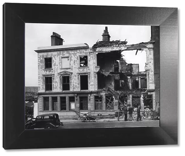 Coventry Evening Telegraph office in Hertford Street, City Centre after it was bombed