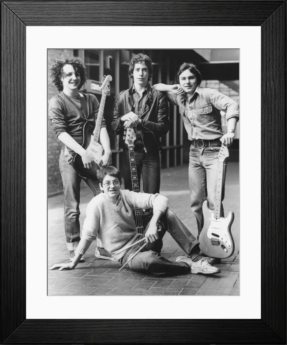 Framed Print : Cumbrian rock group Black Widow