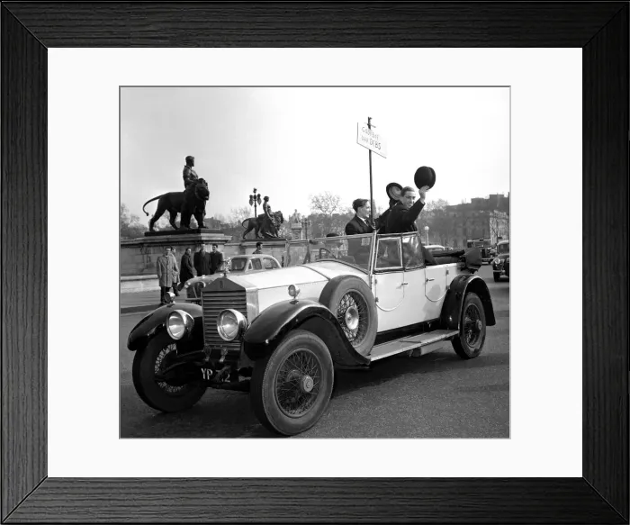 Framed Print : Farewell Debs Car, march 1953 Framed Print : Farewell Debs Car, march 1953