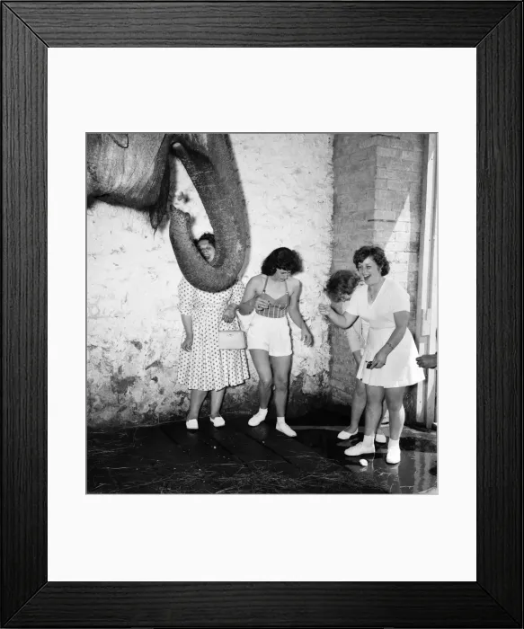Framed Print : Bultins Holiday Pwllheli: Mrs. Nellie McGrail, Pools Winner