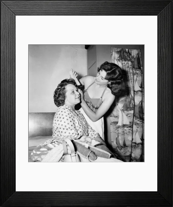 Framed Print : Bultins Holiday Pwllheli: Mrs. Nellie McGrail, Pools Winner