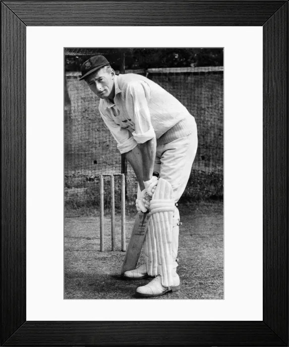 Framed Print : Alan Oakman, The Sussex batsman, who may be selected for the next England test Framed Print : Alan Oakman, The Sussex batsman, who may be selected for the next England test