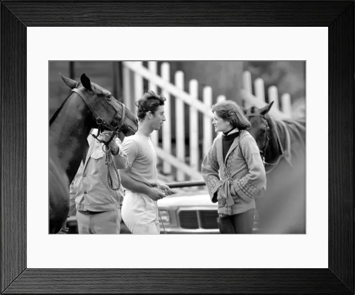 Framed Print : Prince Charles. Windson Polo. June 1977 R77-3435-001
