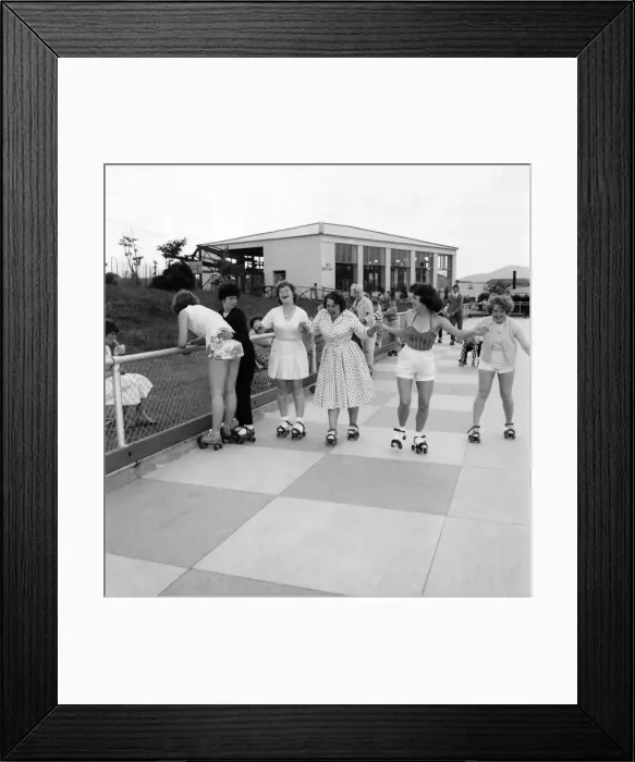 Framed Print : Bultins Holiday Pwllheli: Mrs. Nellie McGrail, Pools Winner Framed Print : Bultins Holiday Pwllheli: Mrs. Nellie McGrail, Pools Winner