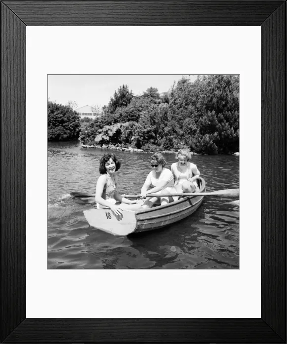 Framed Print : Bultins Holiday Pwllheli: Mrs. Nellie McGrail, Pools Winner