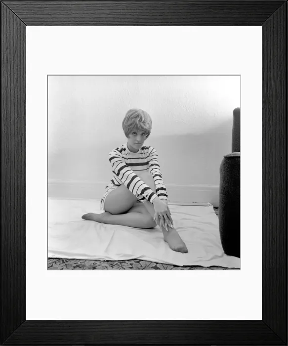 Framed Print : 18 year old Jean Galston of Rochdale, Manchester, who won the Miss International Bikini