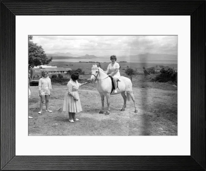Framed Print : Bultins Holiday Pwllheli: Mrs. Nellie McGrail, Pools Winner