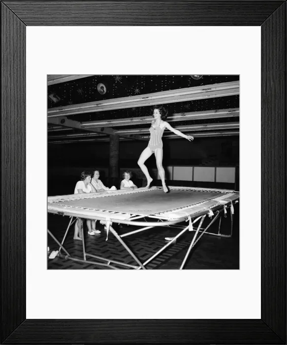 Framed Print : Bultins Holiday Pwllheli: Mrs. Nellie McGrail, Pools Winner