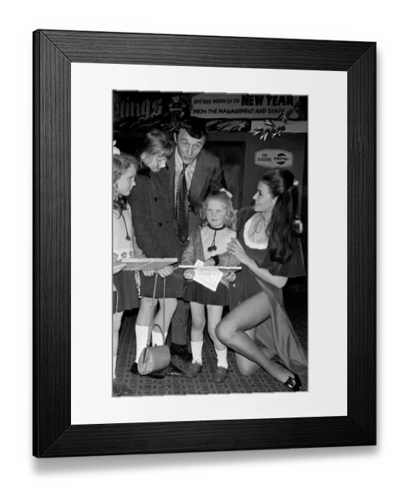 Framed Print : Hundreds of children were shouting for George Best at a childrens charity party