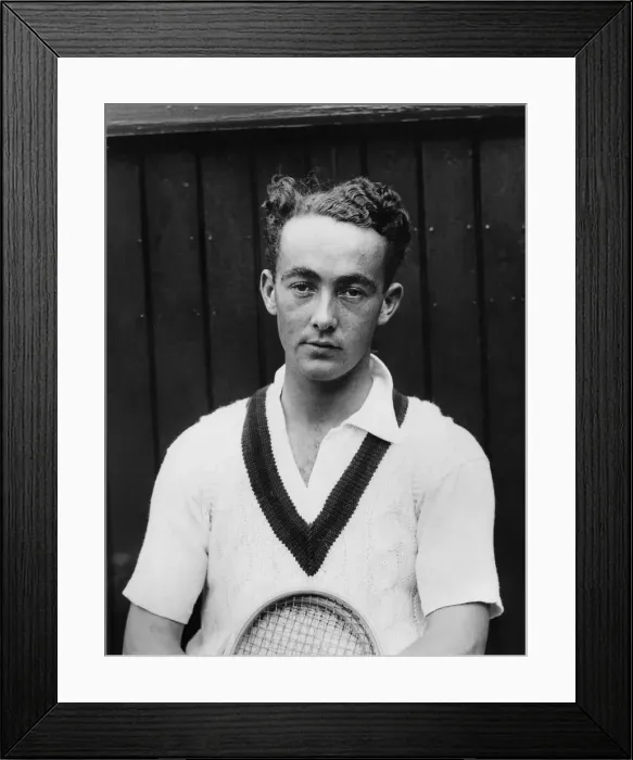 Framed Print : Vivian Erzemim Bede McGrath, Australian tennis player. Circa 1937 P009674 Framed Print : Vivian Erzemim Bede McGrath, Australian tennis player. Circa 1937 P009674