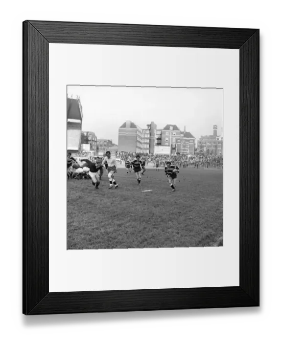 Framed Print : South Africa Rugby Union tour Cardiff v Springboks T P Bedford