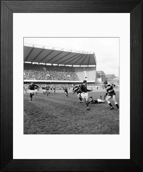 Framed Print : South Africa Rugby Union tour Cardiff v Springboks De Villiers Framed Print : South Africa Rugby Union tour Cardiff v Springboks De Villiers