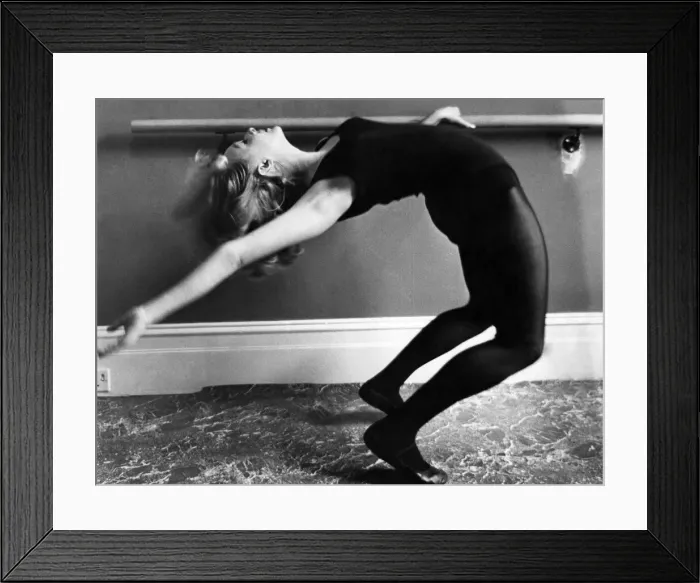Framed Print : Actress Nyree Dawn porter is in training for her starring role in the BBC television Framed Print : Actress Nyree Dawn porter is in training for her starring role in the BBC television