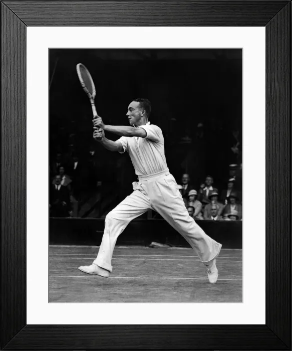 Framed Print : Australian Vivian McGarths match against Wilmer Allison should be the opening Framed Print : Australian Vivian McGarths match against Wilmer Allison should be the opening
