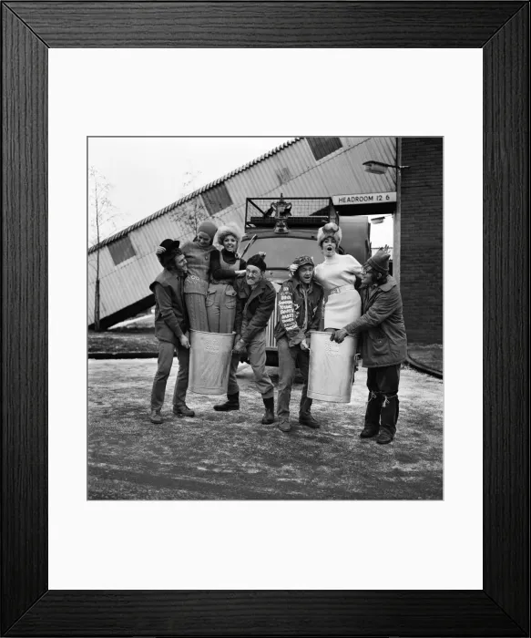 Framed Print : Its a dustbinmans dream... a bin-full of glamour girls Framed Print : Its a dustbinmans dream... a bin-full of glamour girls