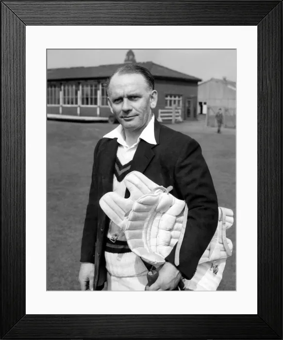 Framed Print : Cyril Washbrook, the first professional captain. July 1965 P009694