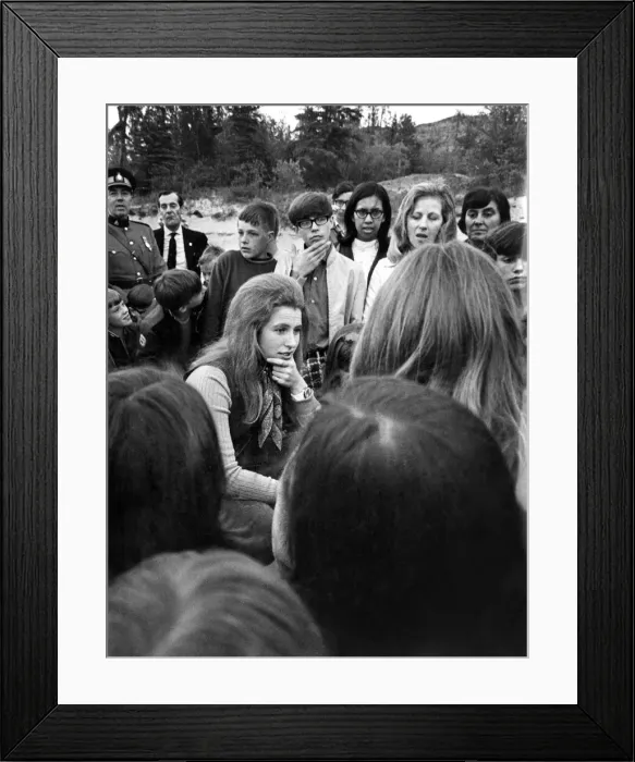Framed Print : Princess Anne. August 1971 P009817 Framed Print : Princess Anne. August 1971 P009817