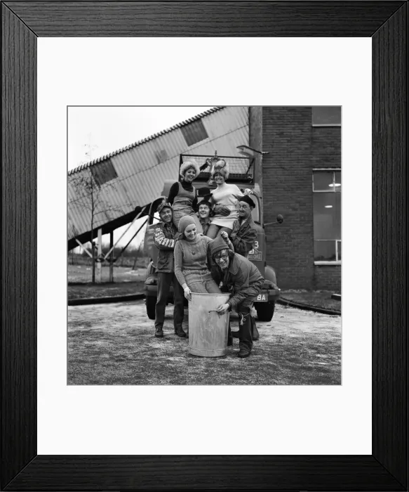 Framed Print : Its a dustbinmans dream... a bin-full of glamour girls Framed Print : Its a dustbinmans dream... a bin-full of glamour girls